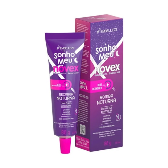 Recarga Novex Óleos Essenciais Noturna Sonho Meu 80g