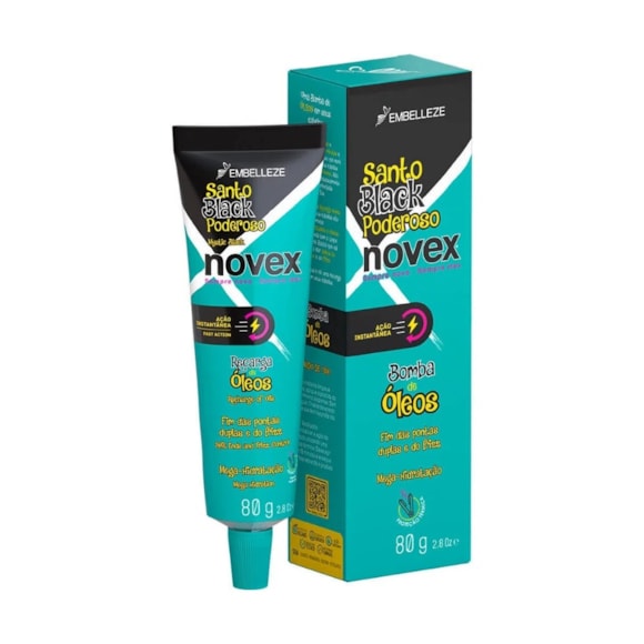 Recarga Novex Óleos Santo Black Poderoso 80gr