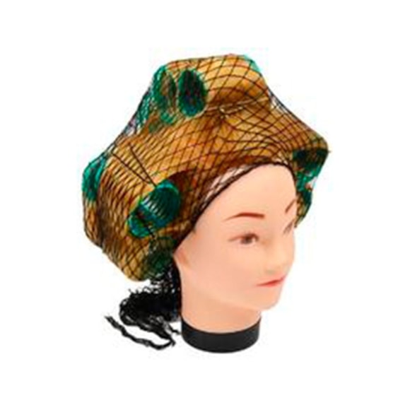 Rede para Cabelo Vertix Grossa Preta com 2un