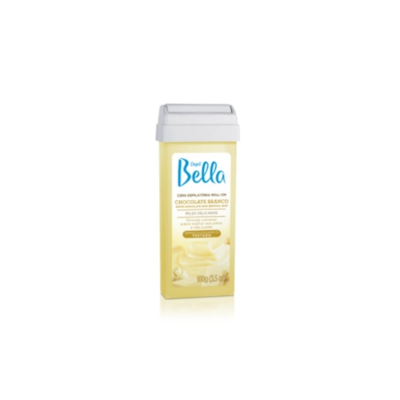 Refil Cera Depilatória Cremosa Depil Bella Chocolate Branco 100gr