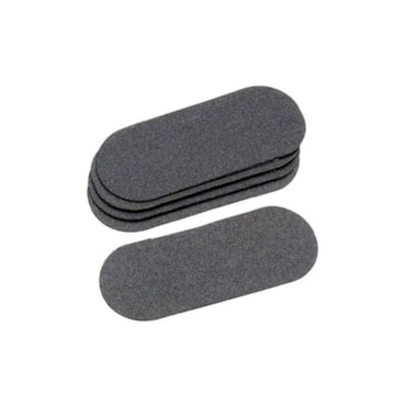 Refil De lixa Para Pés Santa Clara Preta Grossa 2292 com 12un