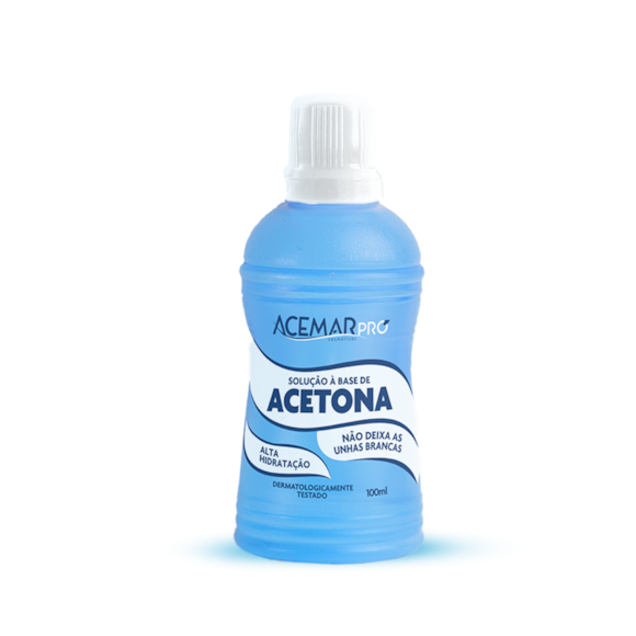 Removedor de Esmalte Acemar com Acetona 100ml