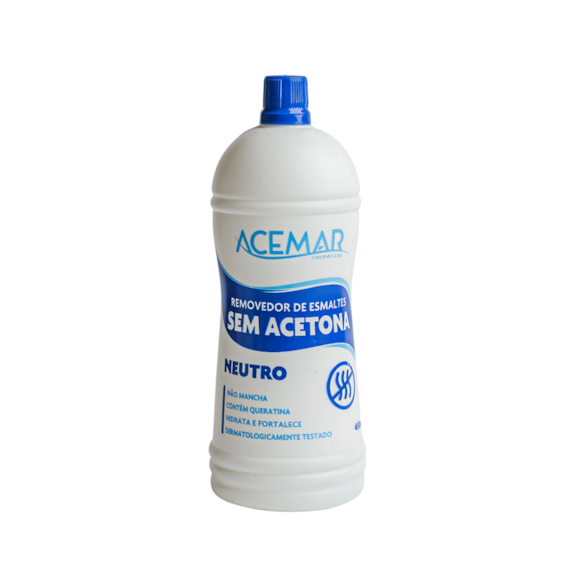 Removedor de Esmalte Acemar Sem Acetona Neutro 450ml