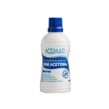 Removedor de Esmalte Acemar Sem Acetona Neutro 90ml