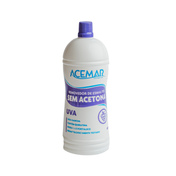 Removedor de Esmalte Acemar Sem Acetona Uva 450ml