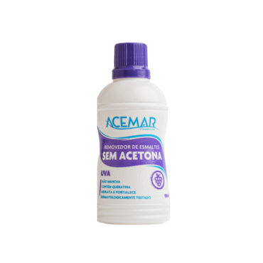 Removedor de Esmalte Acemar Sem Acetona Uva 90ml