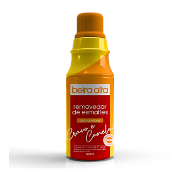 Removedor de Esmalte Beira Alta Sem Acetona Cravo e Canela 450ml