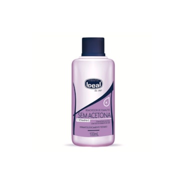 Removedor De Esmalte Ideal Semente Uva Sem Acetona 100ml