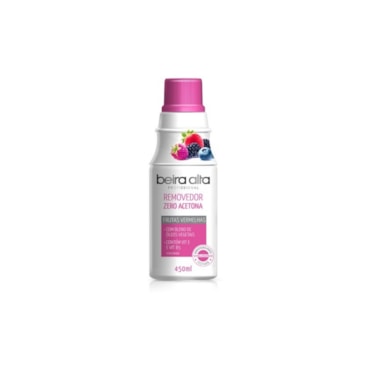  Removedor Esmalte Beira Alta Sem Acetona Frutas Vermelha 450ml