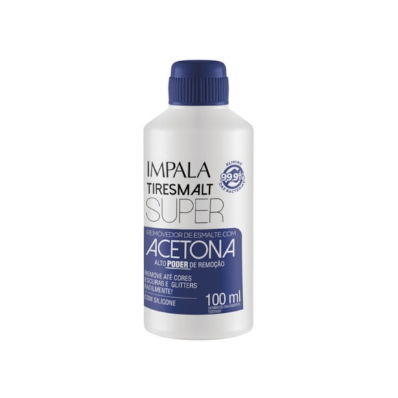 Removedor Esmalte Impala Tiresmalt C/Acetona Super 100ml