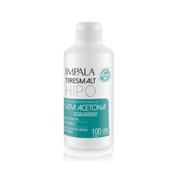 Removedor Esmalte Impala Tiresmalt S/Acetona Hipo 100ml