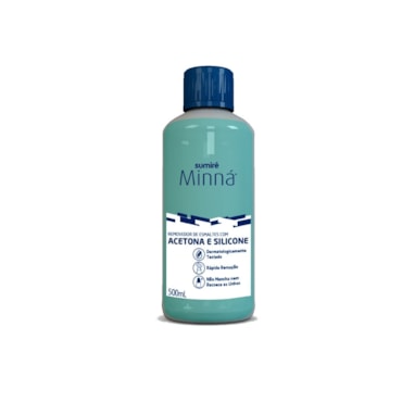Removedor Esmalte Minná com Acetona 500ml