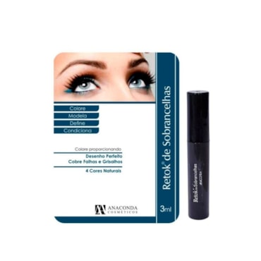 Retok De Sobrancelha Anaconda Castanho Claro 3Ml