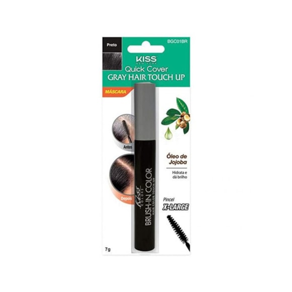 Retoque De Raiz Brush-In Kiss Preto