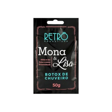 Retrô Cosméticos Botox de Chuveiro Mona & Lisa Sachê 50gr
