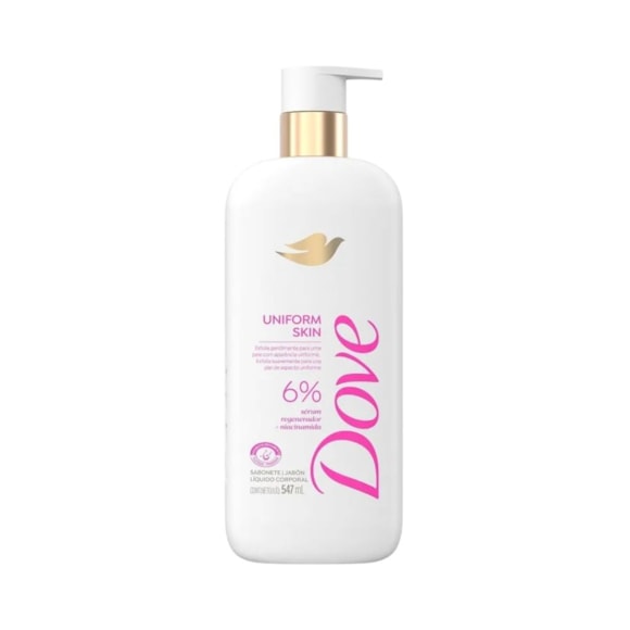 Sabonente Líquido Dove Bodywash Uniform Skin 547ml