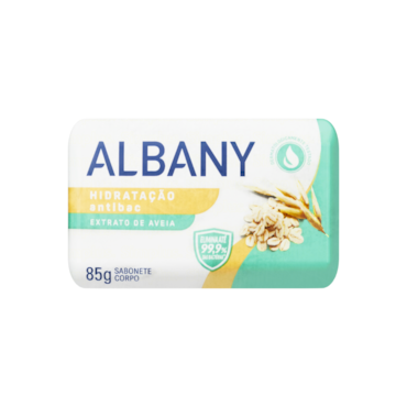 Sabonete Albany Antibac Branco 85g