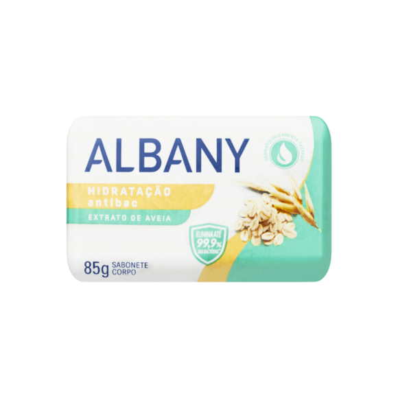 Sabonete Albany Antibac Branco 85g