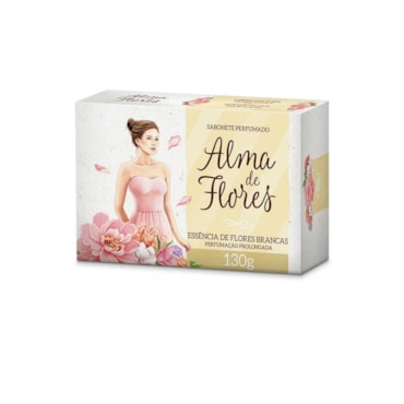 Sabonete Alma De Flores Flores Brancas 130gr