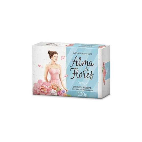 Sabonete Alma De Flores Herbal 130Gr