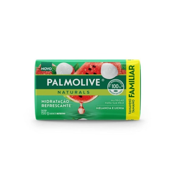 Sabonete em Barra Palmolive Naturals Melancia e Lichia 150g