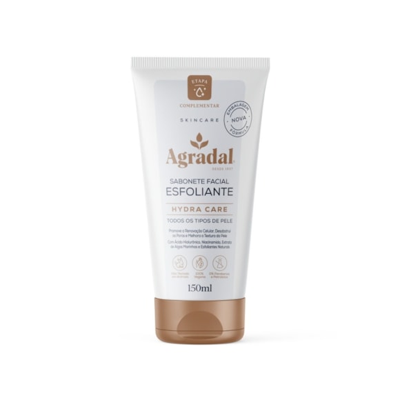 Sabonete Esfoliante Facial Agradal Hydra Care 150ml