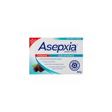 Sabonete Facial Asepxia Esfoliante 80g