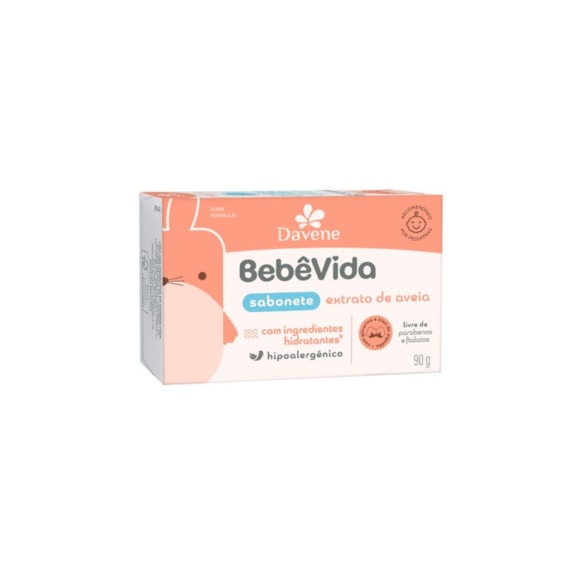 SABONETE INFANTIL DAVENE BEBE VIDA 90G