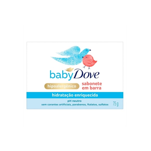 Sabonete Infantil Dove Baby Hidratação Enriquecida 75g