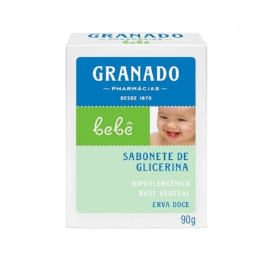 SABONETE INFANTIL GRANADO GLICERINA ERVA DOCE 90G