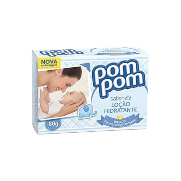 Sabonete Infantil Pom Pom Loção Hidratante 80g
