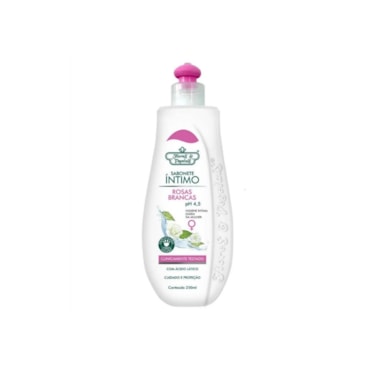 Sabonete Íntimo Flores E Vegetais Rosas Brancas 250ml