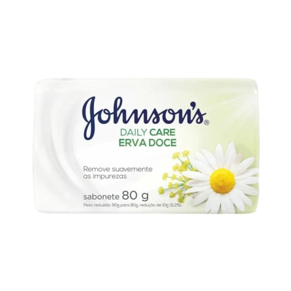 Sabonete Johnson's Daily Care Erva Docê 80g