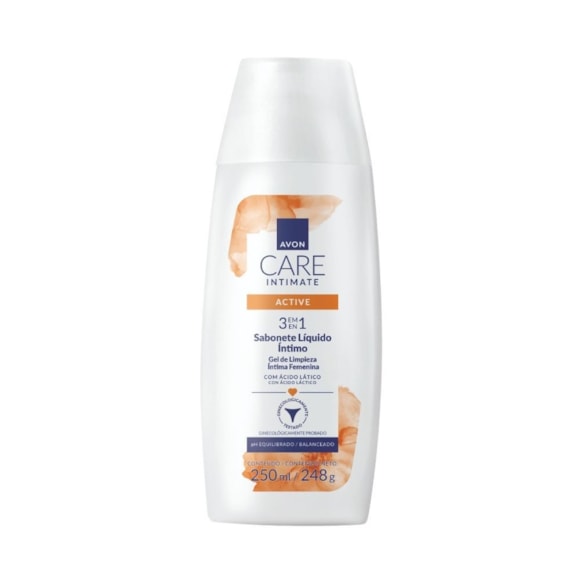 Sabonete Líquido Avon Care Íntimo Active 250ml 