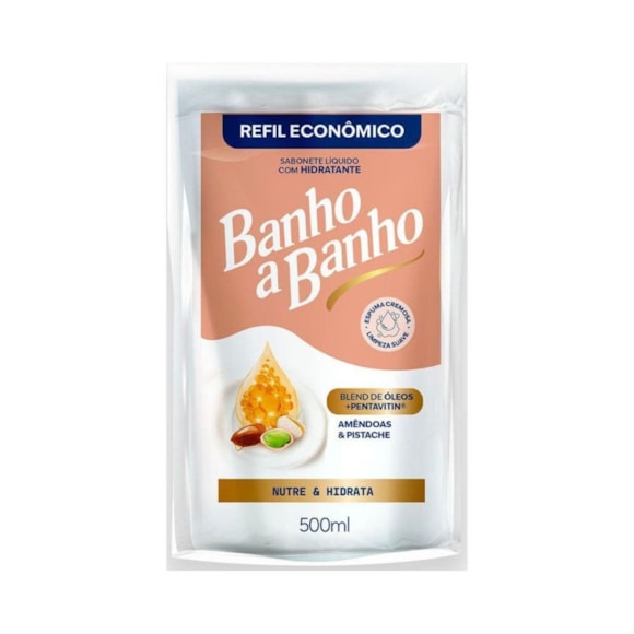 Sabonete Líquido Banho A Banho Amendoas E Pistache 500ml