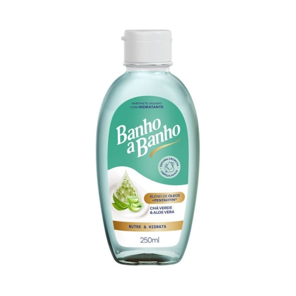 Sabonete Líquido Banho A Banho Chá Verde E Aloe Vera 200ml