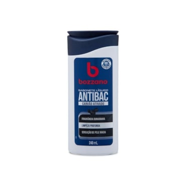 Sabonete Líquido Bozzano Antibac Carvão Ativado 240ml