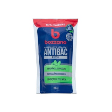 Sabonete Líquido Bozzano Antibac Fresh Refil 200ml