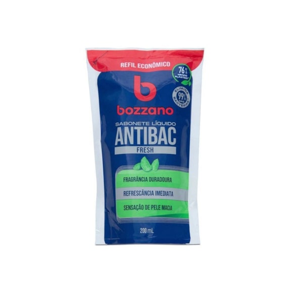 Sabonete Líquido Bozzano Antibac Fresh Refil 200ml