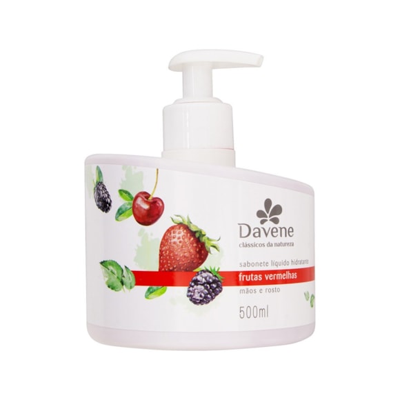 Sabonete Líquido Davene Frutas Vermelhas 500ml