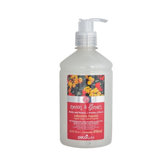 Sabonete Líquido Deta Gold Ervas e Flores 490ml