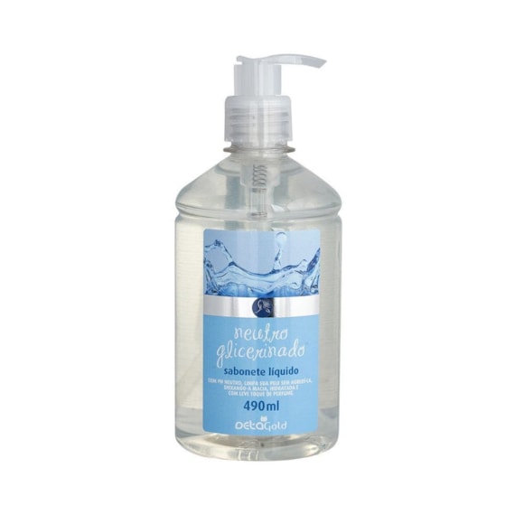 Sabonete Líquido Deta Gold Neutro Glicerinado 490ml