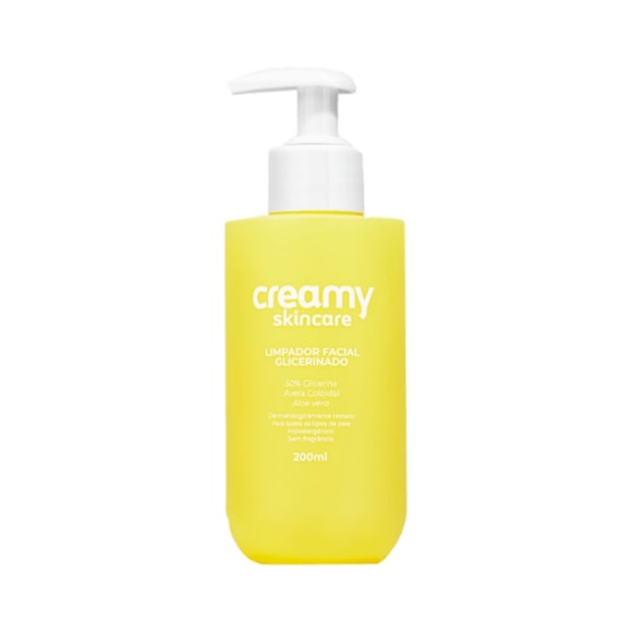 Sabonete Liquido Facial Creamy Glicerinado 200ml