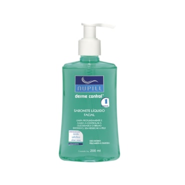 Sabonete Líquido Facial Nupill Derme Control 200ml 