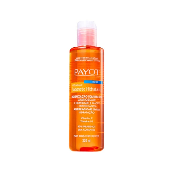 Sabonete Líquido Facial Payot Detox Vitamina C 220ml