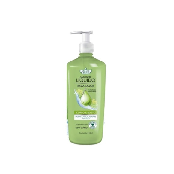 Sabonete Líquido Flores e Vegetais Erva Doce 310ml