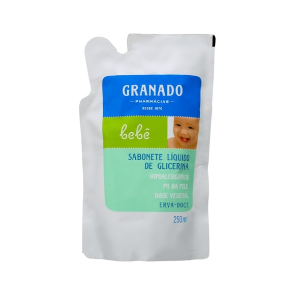 Sabonete Líquido Granado Bebe Erva Doce Refil 250ml