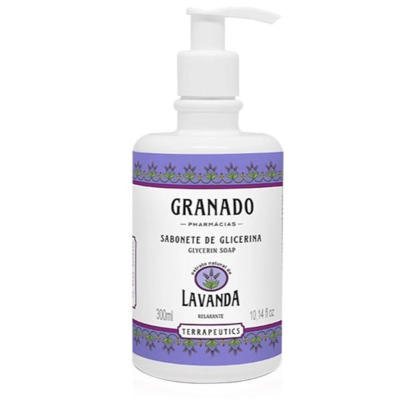 Sabonete Líquido Granado Glicerina Terrapeutics Lavanda 300ml