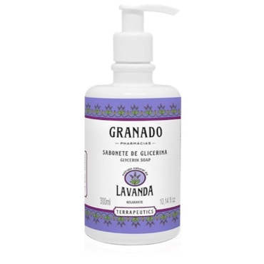 Sabonete Líquido Granado Glicerina Terrapeutics Lavanda 300ml