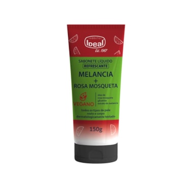 Sabonete Líquido Ideal Rosto e Corpo Refrescante Melancia e Rosa Mosqueta 150ml